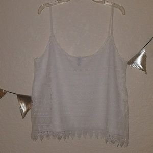 H&M Crochet Tank Crop Top